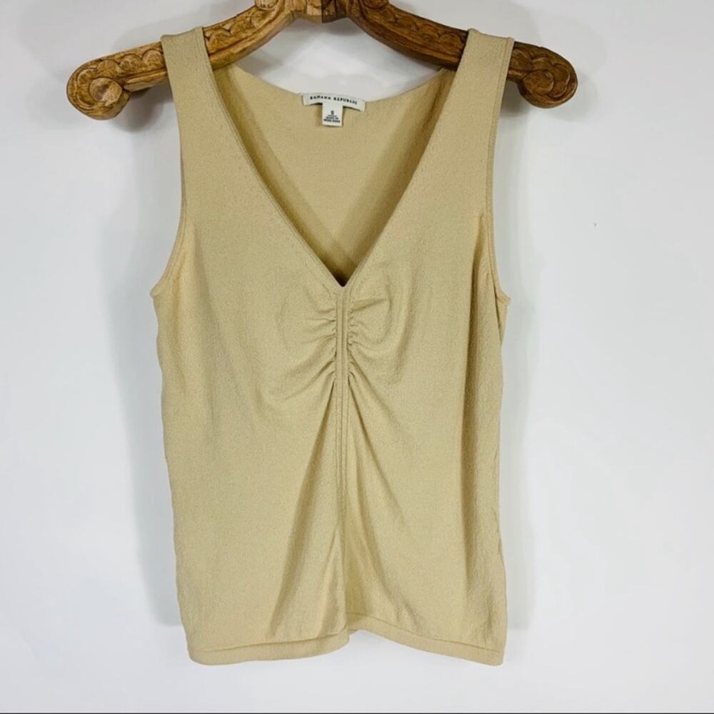 Banana Republic Shell Stretch Ruched Bust Small - Picture 5 of 9